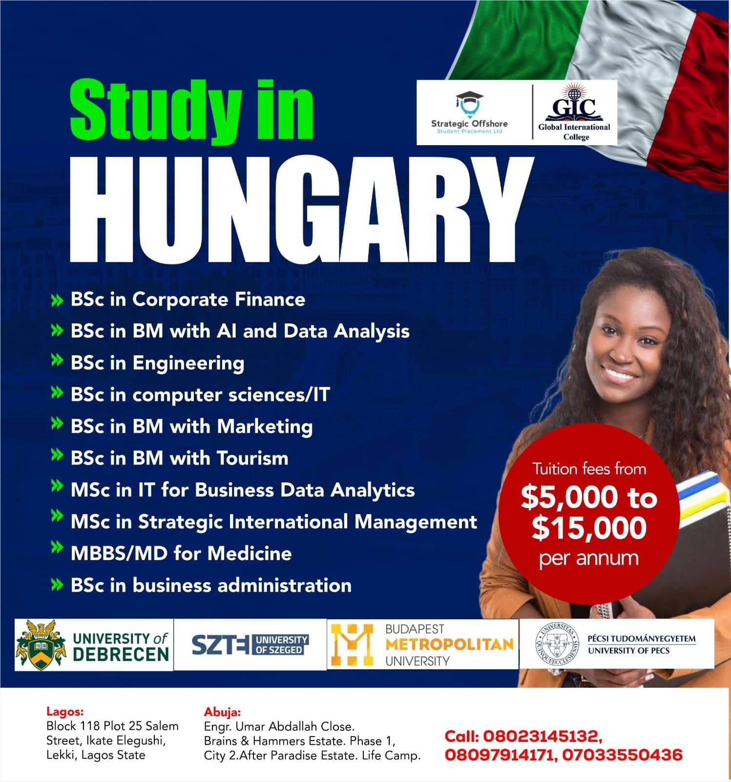 study in Hungary for Nigerian students