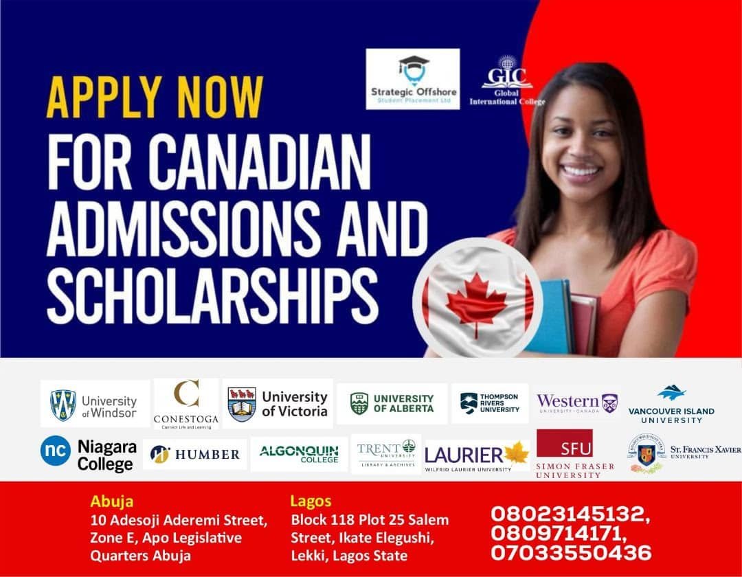 Nigerian student preparing to study in Canada