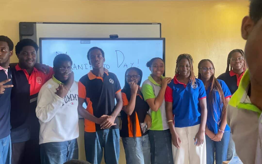 Sixth Form students during Manifesto Day at Global International College in Lagos